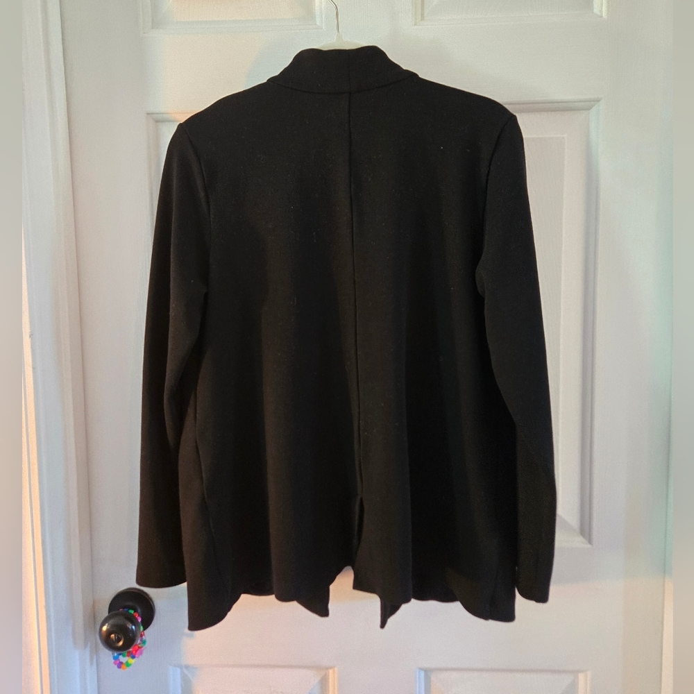 Eileen Fisher Black Blazer Casual Medium Jacket - Picture 4 of 7